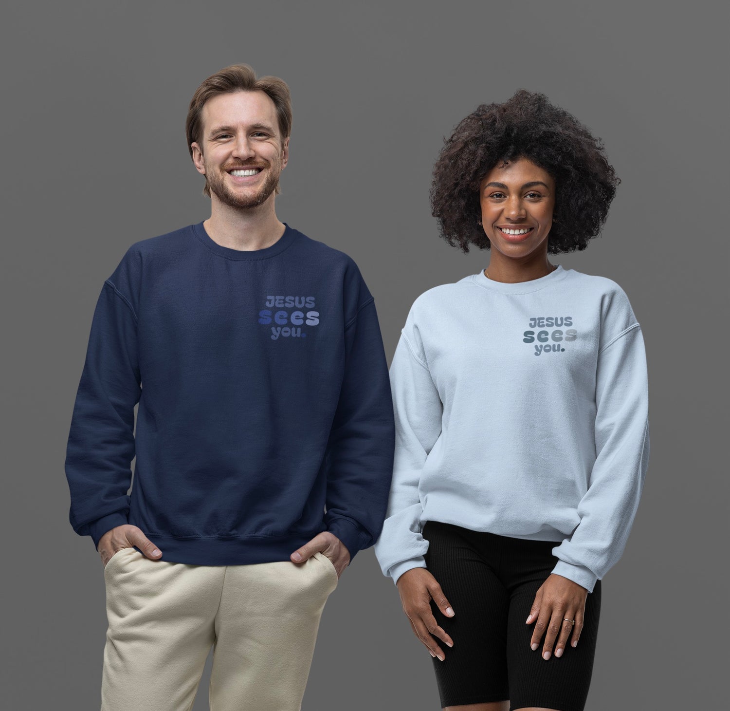 "JESUS SEES YOU" CREW COLLECTION