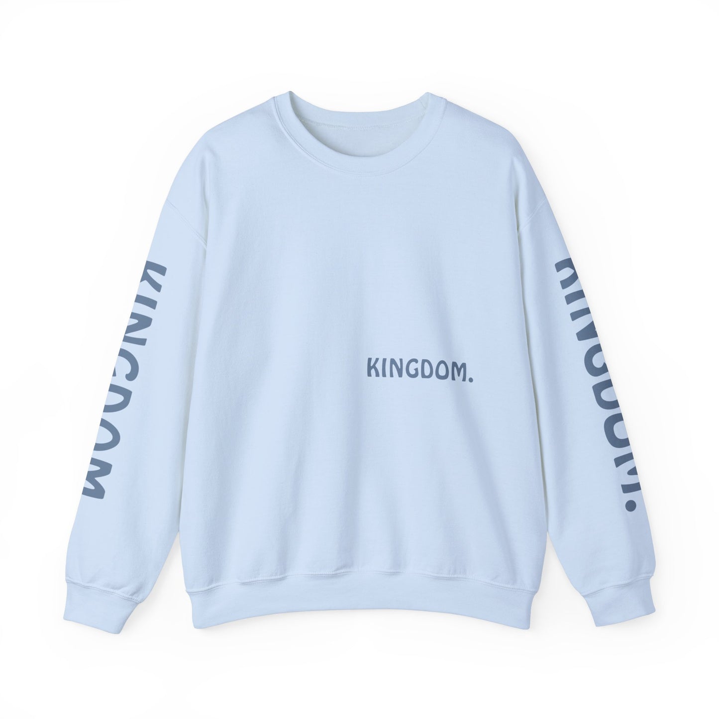 "KINGDOM" Light Blue Crewneck