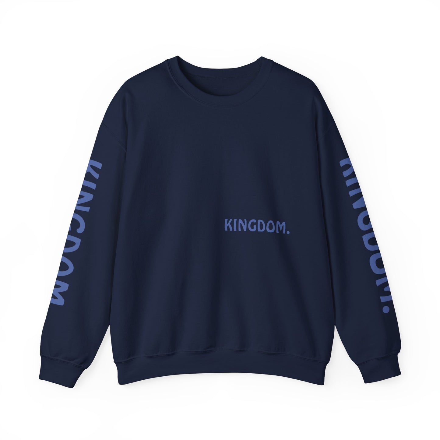 "KINGDOM" Navy Blue Crewneck