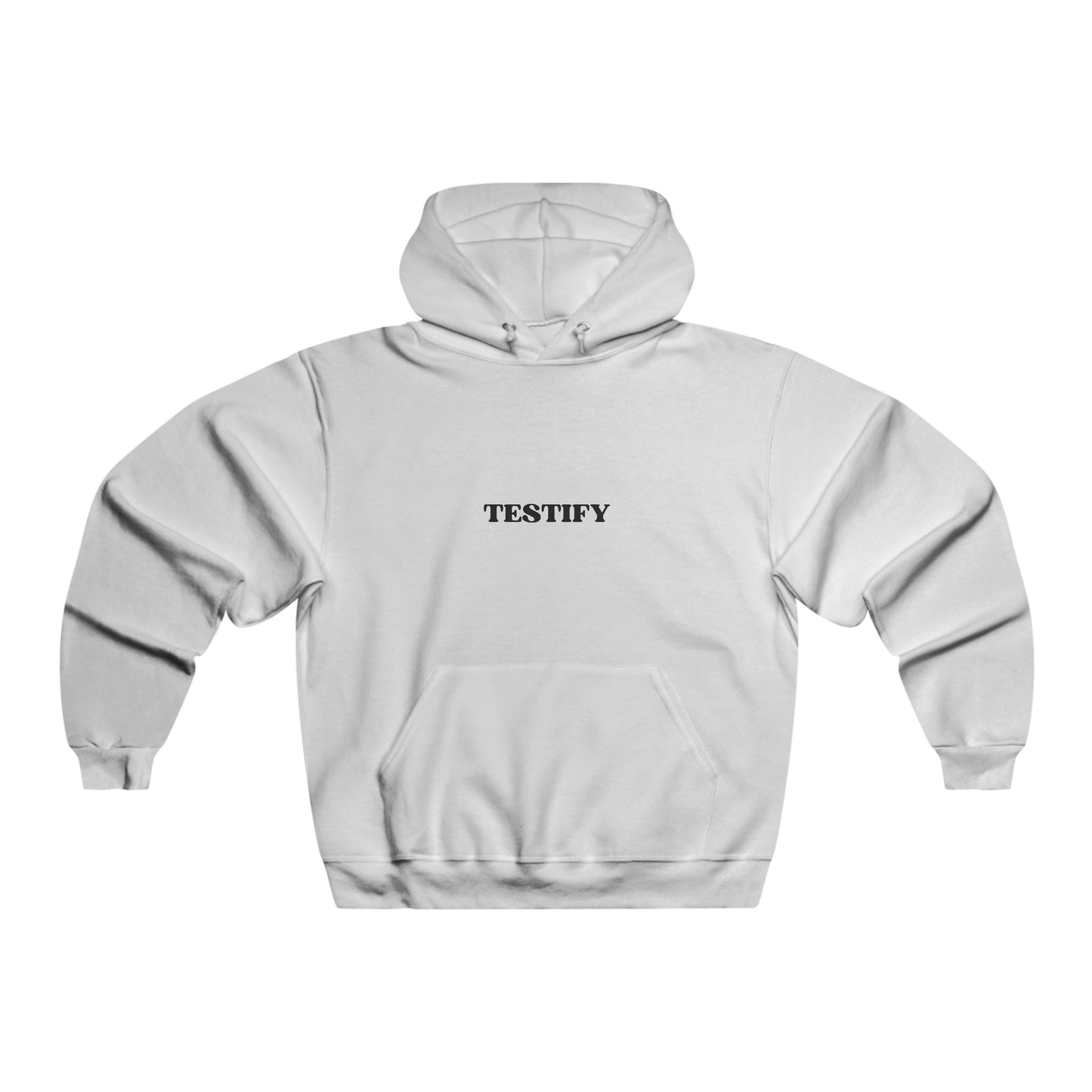 "TESTIFY" White Hoodie