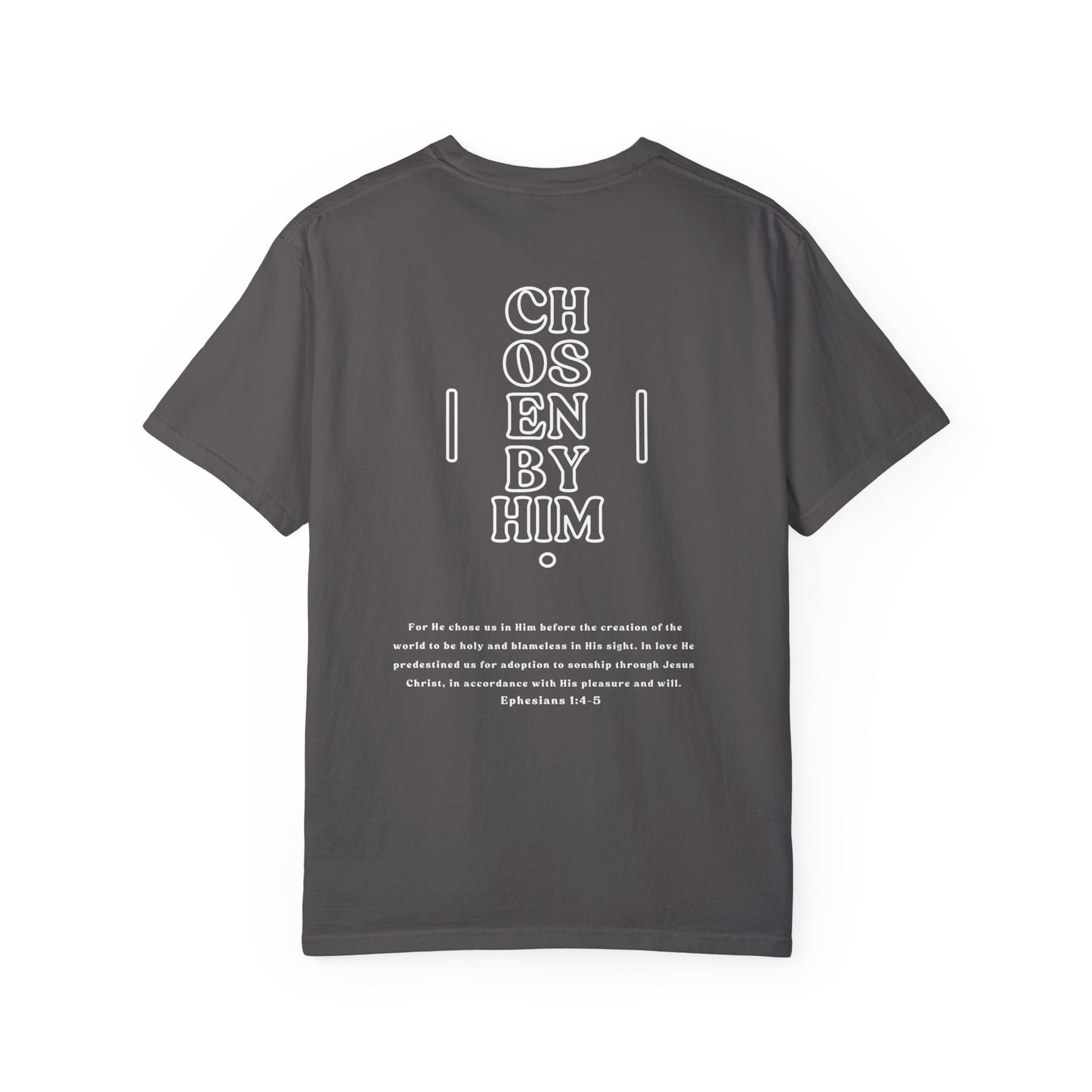 "CHOSEN BY HIM" GRAPHITE TEE