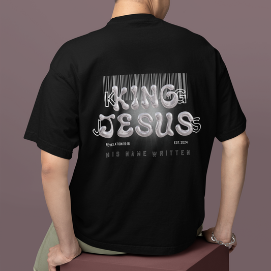 "KING JESUS" BLACK BEEFY-TEE